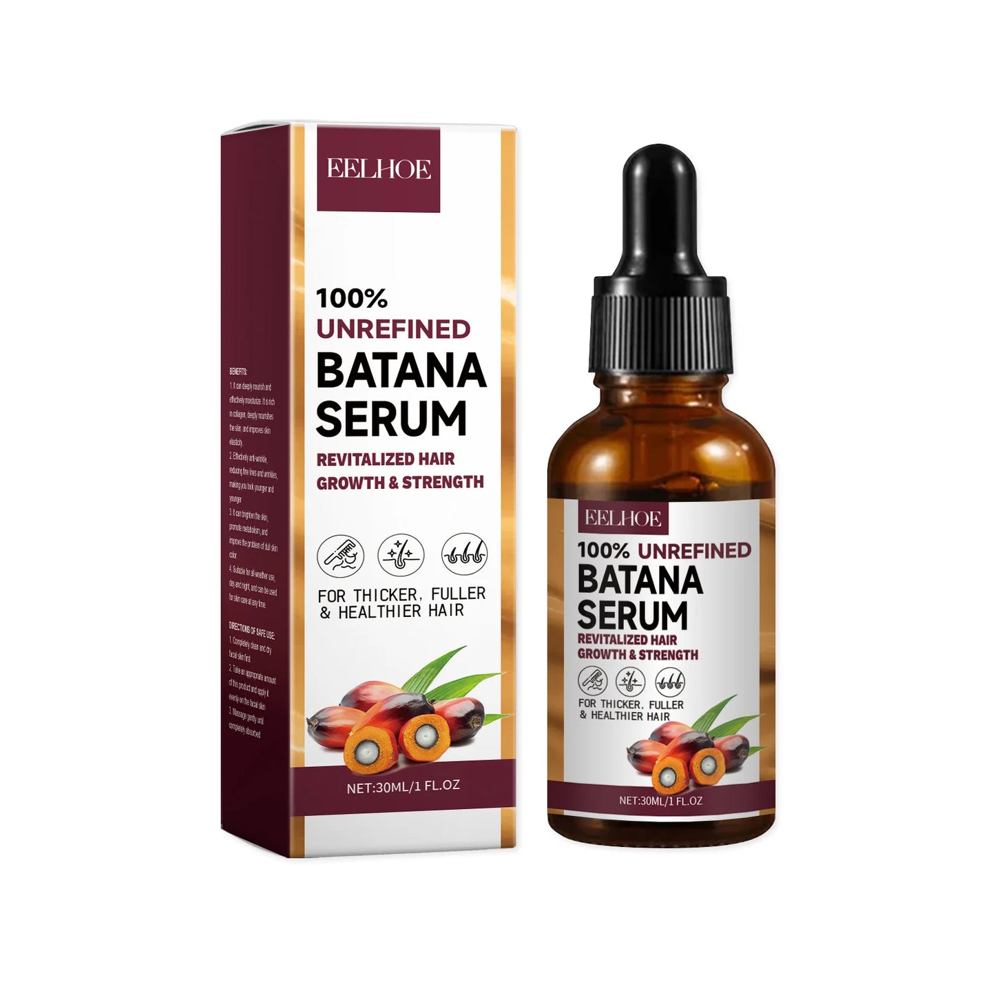 Premium Batana Oil for Hair Growth Blend -100% Natural Batana Oil from Honduras, Castor Oil & Rosemary Oil to Stimulate Hair Growth - Botana Oil, Aceite De Batana, Batama Oil for Women & Men